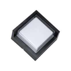 Alternative view of GLOBOSTAR® APEX 60770 Μοντέρνο Φωτιστικό Τοίχου - Απλίκα LED 10W 1050lm 120° AC 220-240V Αδιάβροχο IP65 Φυσικό Λευκό 4500K - Bridgelux SMD Chip - Μαύρο Ματ - Μ17 x Π17 x Υ9cm - 3 Χρόνια Εγγύηση