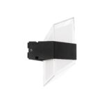 GLOBOSTAR® EMPIRE 60780 Μοντέρνο Φωτιστικό Τοίχου – Απλίκα LED 12W 1260lm 120° AC 220-240V Αδιάβροχο IP65 Φυσικό Λευκό 4500K – Bridgelux SMD Chip & TÜV SÜD Driver – Μαύρο Ματ – Μ18.5 x Π10 x Υ17.5cm – 3 Χρόνια Εγγύηση