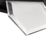 GLOBOSTAR® EMPIRE 60781 Μοντέρνο Φωτιστικό Τοίχου – Απλίκα LED 12W 1200lm 120° AC 220-240V Αδιάβροχο IP65 Θερμό Λευκό 2700K – Bridgelux SMD Chip & TÜV SÜD Driver – Μαύρο Ματ – Μ18.5 x Π10 x Υ17.5cm – 3 Χρόνια Εγγύηση