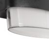 GLOBOSTAR® EMPIRE 60782 Μοντέρνο Φωτιστικό Τοίχου – Απλίκα LED 12W 1260lm 120° AC 220-240V Αδιάβροχο IP65 Φυσικό Λευκό 4500K – Bridgelux SMD Chip & TÜV SÜD Driver – Μαύρο Ματ – Μ18.5 x Π9 x Υ12cm – 3 Χρόνια Εγγύηση