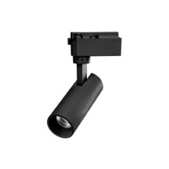 Alternative view of GLOBOSTAR® LUGANO 60805 Μονοφασικό Σποτ Ράγας LED 10W 1200lm 36° AC 220-240V IP20 Θερμό Λευκό 2700K - Bridgelux COB Chip & TÜV SÜD Driver - Eurotrack 1PH - Μαύρο Ματ - Μ4.5 x Π4.5 x Υ18cm - 5 Χρόνια Εγγύηση