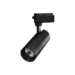 Alternative view of GLOBOSTAR® LUGANO 60811 Μονοφασικό Σποτ Ράγας LED 20W 2400lm 36° AC 220-240V IP20 Θερμό Λευκό 2700K - Bridgelux COB Chip & TÜV SÜD Driver - Eurotrack 1PH - Μαύρο Ματ - Μ6.5 x Π6.5 x Υ20cm - 5 Χρόνια Εγγύηση