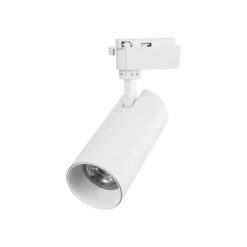 Alternative view of GLOBOSTAR® LUGANO 60814 Μονοφασικό Σποτ Ράγας LED 30W 3600lm 36° AC 220-240V IP20 Θερμό Λευκό 2700K - Bridgelux COB Chip & TÜV SÜD Driver - Eurotrack 1PH - Λευκό Ματ - Μ7.5 x Π7.5 x Υ22cm - 5 Χρόνια Εγγύηση