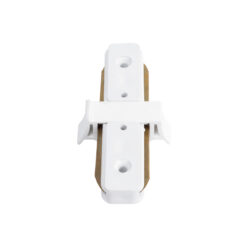 Alternative view of GloboStar® 2L-EUROTRACK 60848 Αντάπτορας Ι(Γιώτα) - Μονοφασικός 2 Καλωδίων για όλες τις Ράγες EUROTRACK AC 220-240V Μ8 x Π4 x Υ2cm - EUROTRACK® System 1L+1N - Θερμοπλαστικό - Λευκό - 5 Χρόνια Εγγύηση