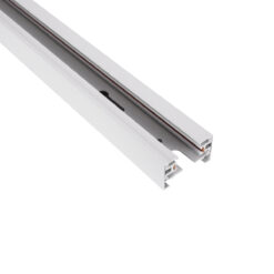 Alternative view of GLOBOSTAR® EUROTRACK-1PH 60902 Μονοφασική Ράγα 2 Καλωδίων 1L+1N για Σύστημα Ράγας Eurotrack-1PH AC 220-240V IP20 - Λευκό Ματ - Μ100 x Π3.6 x Υ2cm