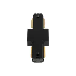 Alternative view of GLOBOSTAR® EUROTRACK-1PH 60903 Μονοφασικός Σύνδεσμος I Επέκτασης Ράγας 2 Καλωδίων 1L+1N για Σύστημα Ράγας Eurotrack-1PH AC 220-240V IP20 - Μαύρο Ματ - Μ9.3 x Π3.5 x Υ1.6cm