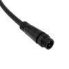 GLOBOSTAR® CONNECTOR 60955 2 Pin Καλώδιο/Επέκταση Ι 1 Μέτρου με Είσοδο 1 x Αρσενικό Βύσμα & Έξοδο 1 x Θηλυκό Βύσμα Αδιάβροχο IP68 – Μαύρο – Μ100 x Π1.5 x Υ1.5cm