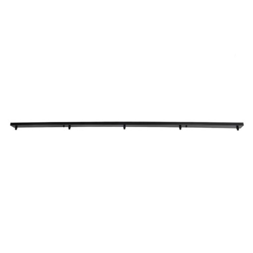 GLOBOSTAR® WALLBASE 77527 Γραμμική Μεταλλική Ροζέτα για Κρέμαση 5 Φωτιστικών – Μαύρο – Μ150 x Π5 x Υ4cm