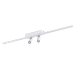 Alternative view of GLOBOSTAR® BARETTI 61227 Μοντέρνο Φωτιστικό Οροφής LED 24W 2688lm 160° & 45° AC 220-240V IP20 Ρυθμιζόμενο Λευκό CCT με On/Off 2700K/4500K/6000K - Lumileds SMD Chip - Λευκό Ματ - Μ80 x Π5 x Υ15cm - 3 Χρόνια Εγγύηση