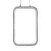 GLOBOSTAR® DEROBA 61300 Μοντέρνο Κρεμαστό Φωτιστικό Οροφής LED 12W 1320lm 360° AC 220-240V IP20 Ρυθμιζόμενο Λευκό CCT με On/Off 2700K/4500K/6000K – Lumileds SMD Chip – Νίκελ Βούρτσας – Μ16 x Π1.6 x Υ25.5cm – 3 Χρόνια Εγγύηση