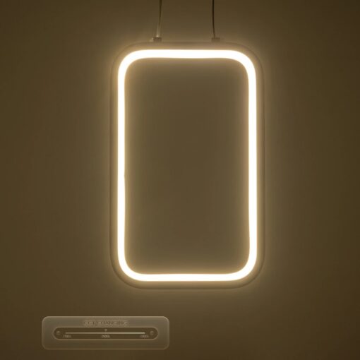 GLOBOSTAR® DEROBA 61300 Μοντέρνο Κρεμαστό Φωτιστικό Οροφής LED 12W 1320lm 360° AC 220-240V IP20 Ρυθμιζόμενο Λευκό CCT με On/Off 2700K/4500K/6000K – Lumileds SMD Chip – Νίκελ Βούρτσας – Μ16 x Π1.6 x Υ25.5cm – 3 Χρόνια Εγγύηση
