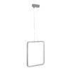GLOBOSTAR® NEROBA 61304 Μοντέρνο Κρεμαστό Φωτιστικό Οροφής LED 18W 1980lm 360° AC 220-240V IP20 Ρυθμιζόμενο Λευκό CCT με On/Off 2700K/4500K/6000K – Lumileds SMD Chip – Νίκελ Βούρτσας – Μ29 x Π2 x Υ36cm – 3 Χρόνια Εγγύηση