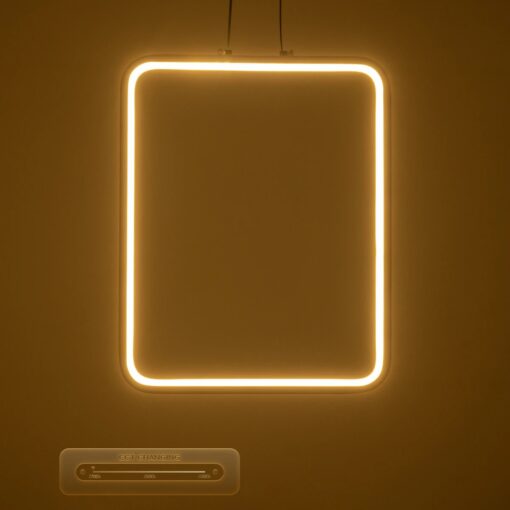 GLOBOSTAR® NEROBA 61304 Μοντέρνο Κρεμαστό Φωτιστικό Οροφής LED 18W 1980lm 360° AC 220-240V IP20 Ρυθμιζόμενο Λευκό CCT με On/Off 2700K/4500K/6000K – Lumileds SMD Chip – Νίκελ Βούρτσας – Μ29 x Π2 x Υ36cm – 3 Χρόνια Εγγύηση