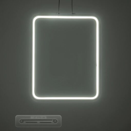 GLOBOSTAR® NEROBA 61304 Μοντέρνο Κρεμαστό Φωτιστικό Οροφής LED 18W 1980lm 360° AC 220-240V IP20 Ρυθμιζόμενο Λευκό CCT με On/Off 2700K/4500K/6000K – Lumileds SMD Chip – Νίκελ Βούρτσας – Μ29 x Π2 x Υ36cm – 3 Χρόνια Εγγύηση