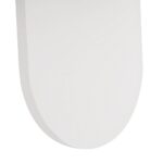 GLOBOSTAR® RARE 61337 Μοντέρνο Φωτιστικό Τοίχου – Απλίκα LED 5W 600lm 180° AC 220-240V IP20 Ρυθμιζόμενο Λευκό CCT με On/Off 2700K/4500K/6000K – Lumileds SMD Chip – Μαύρο Ματ – Μ10 x Π4 x Υ27cm – 3 Χρόνια Εγγύηση