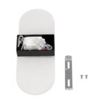 GLOBOSTAR® RARE 61337 Μοντέρνο Φωτιστικό Τοίχου – Απλίκα LED 5W 600lm 180° AC 220-240V IP20 Ρυθμιζόμενο Λευκό CCT με On/Off 2700K/4500K/6000K – Lumileds SMD Chip – Μαύρο Ματ – Μ10 x Π4 x Υ27cm – 3 Χρόνια Εγγύηση