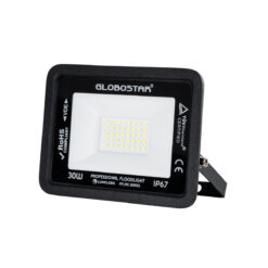 Alternative view of GLOBOSTAR® ATLAS 61416 Προβολέας LED 30W 3750lm 120° AC 220-240V Αδιάβροχο IP67 Ψυχρό Λευκό 6000K - Lumileds SMD Chip - TÜV Rheinland Certified - Μαύρο Ματ - Μ16 x Π2.5 x Υ12.5cm - 5 Χρόνια Εγγύηση
