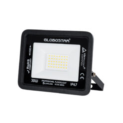 Alternative view of GLOBOSTAR® ATLAS 61417 Προβολέας LED 30W 3600lm 120° AC 220-240V Αδιάβροχο IP67 Φυσικό Λευκό 4500K - Lumileds SMD Chip - TÜV Rheinland Certified - Μαύρο Ματ - Μ16 x Π2.5 x Υ12.5cm - 5 Χρόνια Εγγύηση