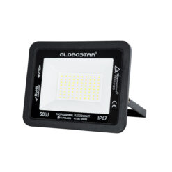 Alternative view of GLOBOSTAR® ATLAS 61422 Προβολέας LED 50W 6250lm 120° AC 220-240V Αδιάβροχο IP67 Ψυχρό Λευκό 6000K - Lumileds SMD Chip - TÜV Rheinland Certified - Μαύρο Ματ - Μ21 x Π3.5 x Υ16cm - 5 Χρόνια Εγγύηση