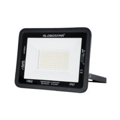 Alternative view of GLOBOSTAR® ATLAS 61427 Προβολέας LED 100W 11500lm 120° AC 220-240V Αδιάβροχο IP67 Θερμό Λευκό 2700K - Lumileds SMD Chip - TÜV Rheinland Certified - Μαύρο Ματ - Μ27 x Π4 x Υ21cm - 5 Χρόνια Εγγύηση