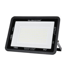 Alternative view of GLOBOSTAR® ATLAS 61428 Προβολέας LED 150W 18750lm 120° AC 220-240V Αδιάβροχο IP67 Ψυχρό Λευκό 6000K - Lumileds SMD Chip - TÜV Rheinland Certified - Μαύρο Ματ - Μ32 x Π4 x Υ23cm - 5 Χρόνια Εγγύηση