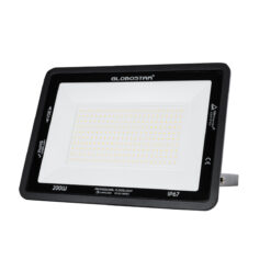 Alternative view of GLOBOSTAR® ATLAS 61433 Προβολέας LED 200W 23000lm 120° AC 220-240V Αδιάβροχο IP67 Θερμό Λευκό 2700K - Lumileds SMD Chip - TÜV Rheinland Certified - Μαύρο Ματ - Μ38 x Π4 x Υ28cm - 5 Χρόνια Εγγύηση