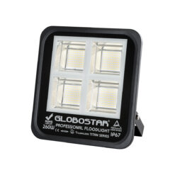 Alternative view of GLOBOSTAR® TITAN 61434 Προβολέας για Γήπεδα Tennis & Ποδοσφαίρου 5x5 LED 260W 32500lm 60°x90° AC 220-240V Αδιάβροχο IP67 Φυσικό Λευκό 5000K - Lumileds SMD Chip - TÜV Rheinland Certified - Μαύρο Ματ - Μ30 x Π8 x Υ28cm - 5 Χρόνια Εγγύηση
