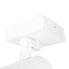 kelvo® SPOTA KLV-101-0135 Κινούμενο Φωτιστικό Σποτ Οροφής για Λάμπα MR16 με Ντουί GU10 AC 220-240V IP20 – Λευκό Ματ – Μ7 x Π6 x Υ14cm