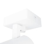 kelvo® SPOTA KLV-101-0135 Κινούμενο Φωτιστικό Σποτ Οροφής για Λάμπα MR16 με Ντουί GU10 AC 220-240V IP20 – Λευκό Ματ – Μ7 x Π6 x Υ14cm