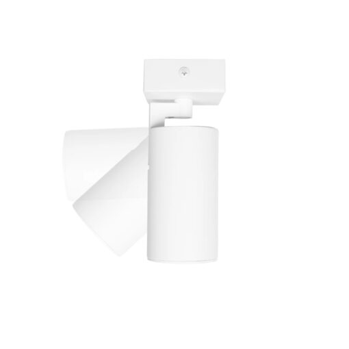 kelvo® SPOTA KLV-101-0135 Κινούμενο Φωτιστικό Σποτ Οροφής για Λάμπα MR16 με Ντουί GU10 AC 220-240V IP20 – Λευκό Ματ – Μ7 x Π6 x Υ14cm