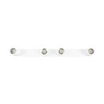 kelvo® SPOTA KLV-101-0141 Κινούμενο Φωτιστικό Σποτ Οροφής για 4 Λάμπες MR16 με Ντουί GU10 AC 220-240V IP20 – Λευκό Ματ – Μ64 x Π6 x Υ14cm