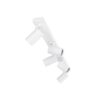 kelvo® SPOTA KLV-101-0143 Κινούμενο Φωτιστικό Σποτ Οροφής για 5 Λάμπες MR16 με Ντουί GU10 AC 220-240V IP20 – Λευκό Ματ – Μ79.5 x Π6.3 x Υ14cm