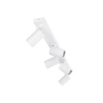 kelvo® SPOTA KLV-101-0143 Κινούμενο Φωτιστικό Σποτ Οροφής για 5 Λάμπες MR16 με Ντουί GU10 AC 220-240V IP20 – Λευκό Ματ – Μ79.5 x Π6.3 x Υ14cm