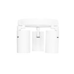kelvo® SPOTA KLV-101-0145 Κινούμενο Φωτιστικό Σποτ Οροφής για 3 Λάμπες MR16 με Ντουί GU10 AC 220-240V IP20 – Λευκό Ματ – Μ19 x Π19 x Υ14cm