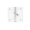 kelvo® SPOTA KLV-101-0147 Κινούμενο Φωτιστικό Σποτ Οροφής για 4 Λάμπες MR16 με Ντουί GU10 AC 220-240V IP20 – Λευκό Ματ – Μ26 x Π26 x Υ14cm