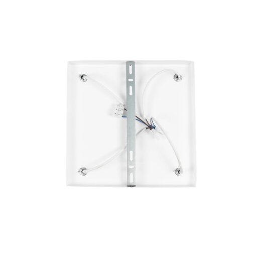 kelvo® SPOTA KLV-101-0147 Κινούμενο Φωτιστικό Σποτ Οροφής για 4 Λάμπες MR16 με Ντουί GU10 AC 220-240V IP20 – Λευκό Ματ – Μ26 x Π26 x Υ14cm