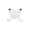 kelvo® SPOTA KLV-101-0147 Κινούμενο Φωτιστικό Σποτ Οροφής για 4 Λάμπες MR16 με Ντουί GU10 AC 220-240V IP20 – Λευκό Ματ – Μ26 x Π26 x Υ14cm