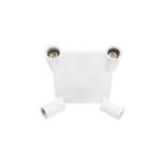 kelvo® SPOTA KLV-101-0147 Κινούμενο Φωτιστικό Σποτ Οροφής για 4 Λάμπες MR16 με Ντουί GU10 AC 220-240V IP20 – Λευκό Ματ – Μ26 x Π26 x Υ14cm