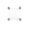 kelvo® SPOTA KLV-101-0147 Κινούμενο Φωτιστικό Σποτ Οροφής για 4 Λάμπες MR16 με Ντουί GU10 AC 220-240V IP20 – Λευκό Ματ – Μ26 x Π26 x Υ14cm