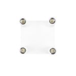 kelvo® SPOTA KLV-101-0147 Κινούμενο Φωτιστικό Σποτ Οροφής για 4 Λάμπες MR16 με Ντουί GU10 AC 220-240V IP20 – Λευκό Ματ – Μ26 x Π26 x Υ14cm
