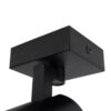 kelvo® SPOTA KLV-101-0134 Κινούμενο Φωτιστικό Σποτ Οροφής για Λάμπα MR16 με Ντουί GU10 AC 220-240V IP20 – Μαύρο Ματ – Μ7 x Π6 x Υ14cm