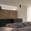 kelvo® SPOTA KLV-101-0134 Κινούμενο Φωτιστικό Σποτ Οροφής για Λάμπα MR16 με Ντουί GU10 AC 220-240V IP20 – Μαύρο Ματ – Μ7 x Π6 x Υ14cm