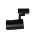kelvo® SPOTA KLV-101-0134 Κινούμενο Φωτιστικό Σποτ Οροφής για Λάμπα MR16 με Ντουί GU10 AC 220-240V IP20 – Μαύρο Ματ – Μ7 x Π6 x Υ14cm