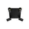 kelvo® SPOTA KLV-101-0146 Κινούμενο Φωτιστικό Σποτ Οροφής για 4 Λάμπες MR16 με Ντουί GU10 AC 220-240V IP20 – Μαύρο Ματ – Μ26 x Π26 x Υ14cm