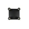 kelvo® SPOTA KLV-101-0146 Κινούμενο Φωτιστικό Σποτ Οροφής για 4 Λάμπες MR16 με Ντουί GU10 AC 220-240V IP20 – Μαύρο Ματ – Μ26 x Π26 x Υ14cm