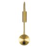 GLOBOSTAR® GOOSE 61692 Μοντέρνο Φωτιστικό Τοίχου – Απλίκα Ξενοδοχείου Reading Light LED 3W 300lm 36° AC 220-240V IP20 Θερμό Λευκό 2700K – CREE XPE Chip & TÜV SÜD Driver – Χρυσό Βούρτσας – Μ6.5 x Π15 xΥ24.5cm – 3 Χρόνια Εγγύηση