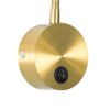 GLOBOSTAR® GOOSE 61692 Μοντέρνο Φωτιστικό Τοίχου – Απλίκα Ξενοδοχείου Reading Light LED 3W 300lm 36° AC 220-240V IP20 Θερμό Λευκό 2700K – CREE XPE Chip & TÜV SÜD Driver – Χρυσό Βούρτσας – Μ6.5 x Π15 xΥ24.5cm – 3 Χρόνια Εγγύηση