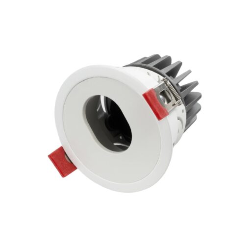 kelvo® ASYMMETRICAL KLV-101-0133 Χωνευτό Φωτιστικό Downlight Σποτ LED 7W 875lm 15°x30° AC 220-240V IP20 Φυσικό Λευκό 4500K – Bridgelux COB Chip & TÜV SÜD Driver – Λευκό Ματ – Μ8.3 x Π8.3 x Υ8.2cm / Q7.3cm – 5 Χρόνια Εγγύηση