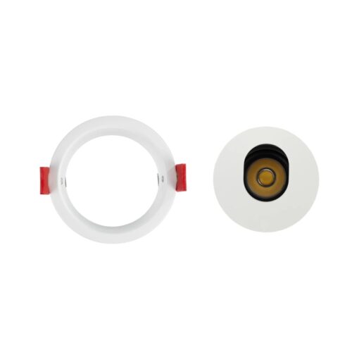 kelvo® ASYMMETRICAL KLV-101-0133 Χωνευτό Φωτιστικό Downlight Σποτ LED 7W 875lm 15°x30° AC 220-240V IP20 Φυσικό Λευκό 4500K – Bridgelux COB Chip & TÜV SÜD Driver – Λευκό Ματ – Μ8.3 x Π8.3 x Υ8.2cm / Q7.3cm – 5 Χρόνια Εγγύηση
