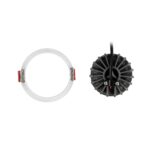 kelvo® ASYMMETRICAL KLV-101-0133 Χωνευτό Φωτιστικό Downlight Σποτ LED 7W 875lm 15°x30° AC 220-240V IP20 Φυσικό Λευκό 4500K – Bridgelux COB Chip & TÜV SÜD Driver – Λευκό Ματ – Μ8.3 x Π8.3 x Υ8.2cm / Q7.3cm – 5 Χρόνια Εγγύηση
